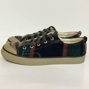 LIKE NEW KEEN Elsa Sneaker Forest Night Wool Plaid Casual Shoes Women’s Size 7.5